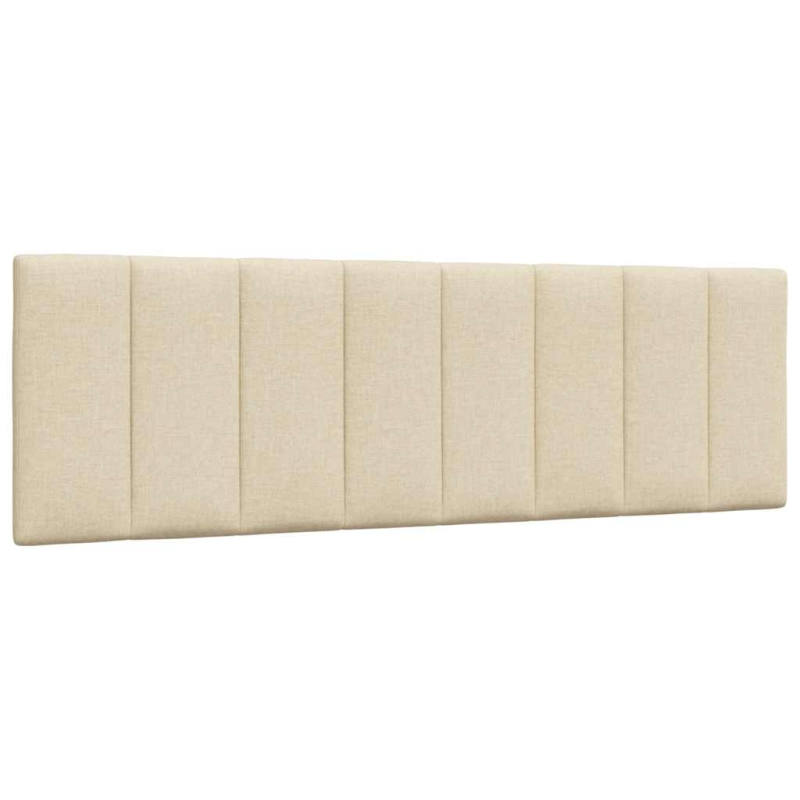 Kopfteil-Kissen Creme 160 cm Stoff