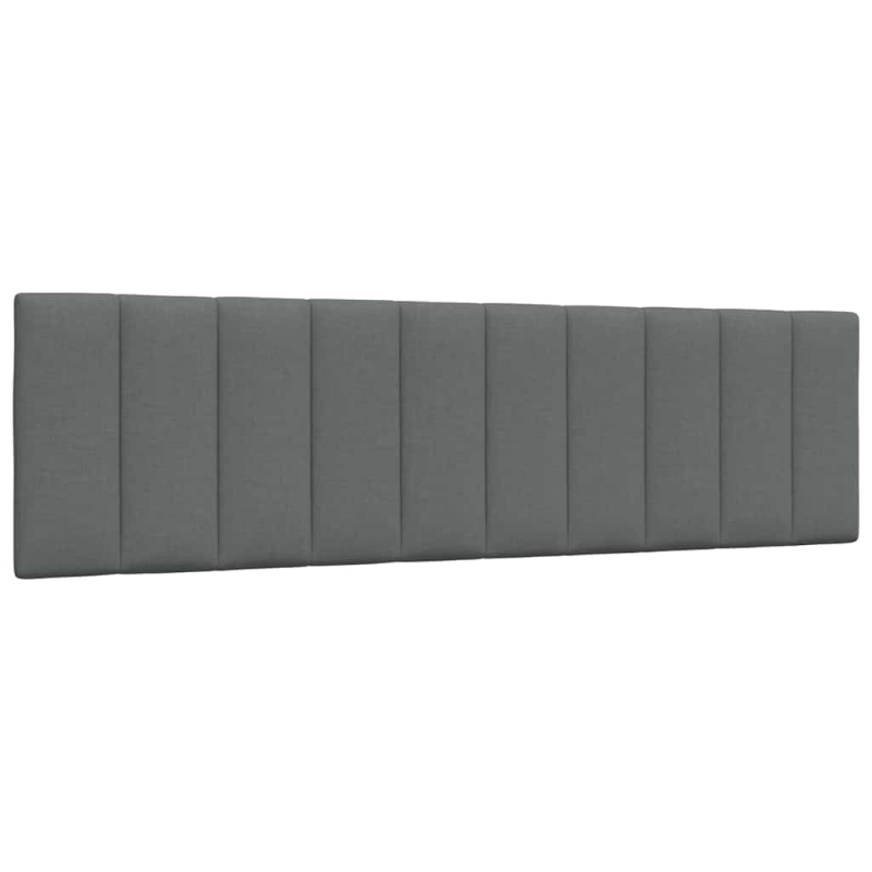 Kopfteil-Kissen Dunkelgrau 180 cm Stoff