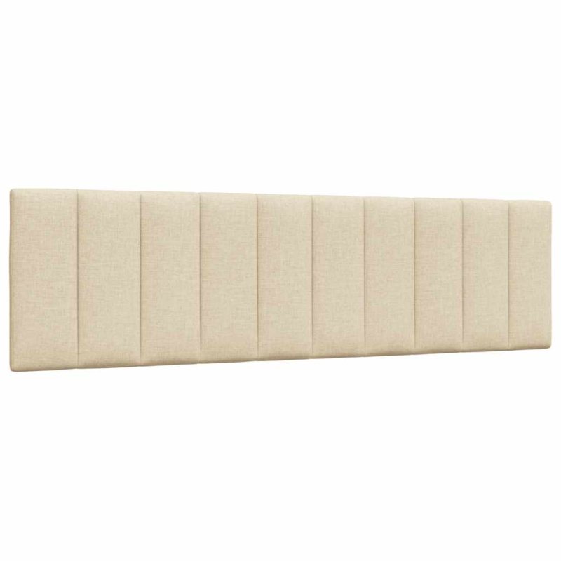 Kopfteil-Kissen Creme 180 cm Stoff