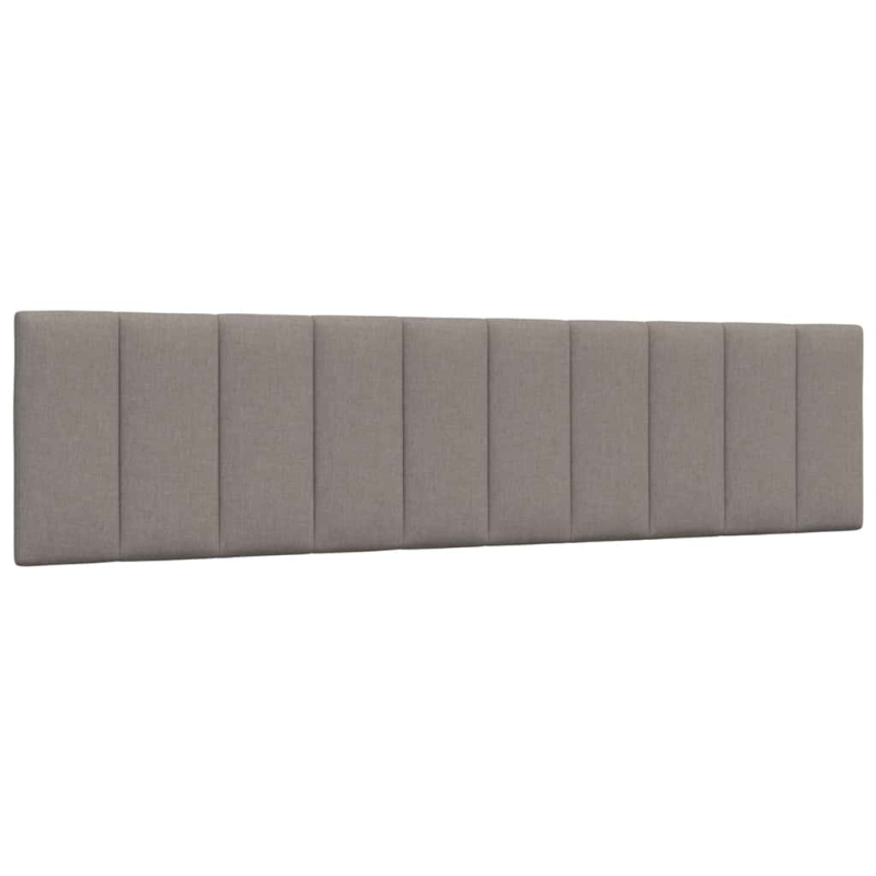 Kopfteil-Kissen Taupe 200 cm Stoff