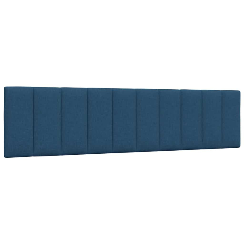 Kopfteil-Kissen Blau 200 cm Stoff