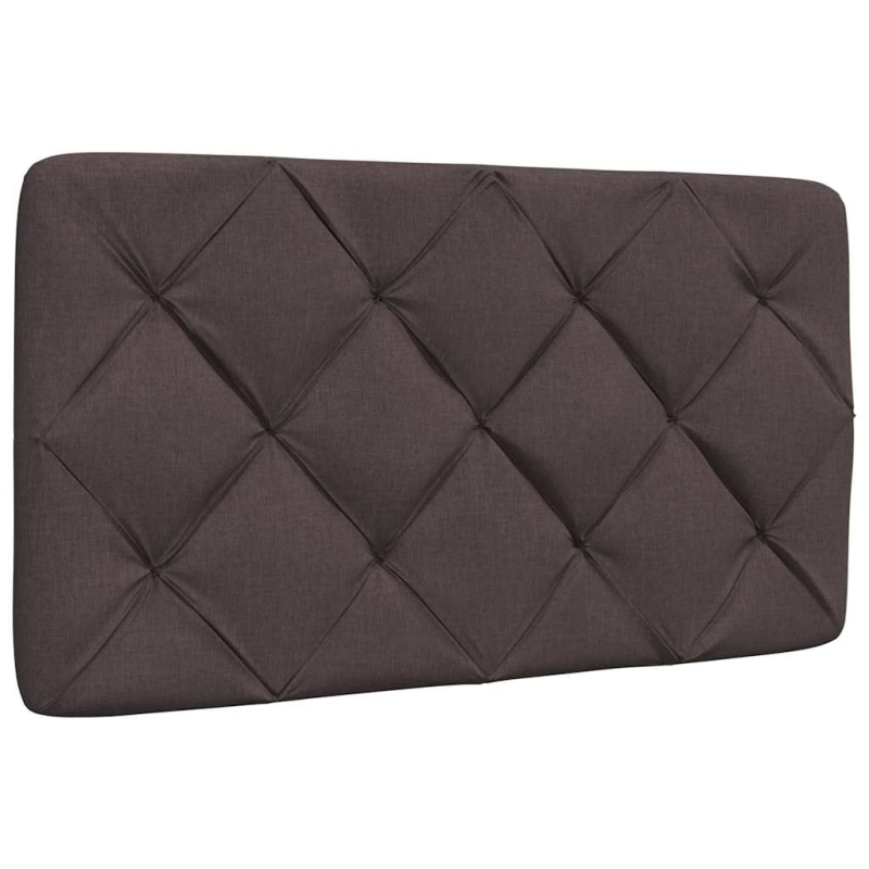 Kopfteil-Kissen Dunkelbraun 80 cm Stoff