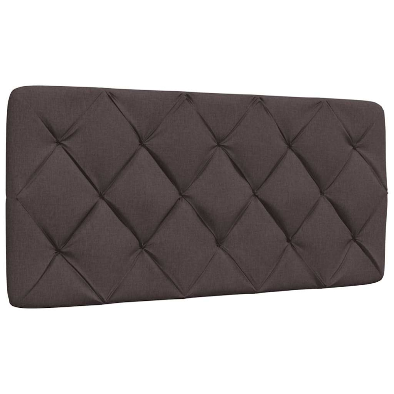 Kopfteil-Kissen Dunkelbraun 100 cm Stoff