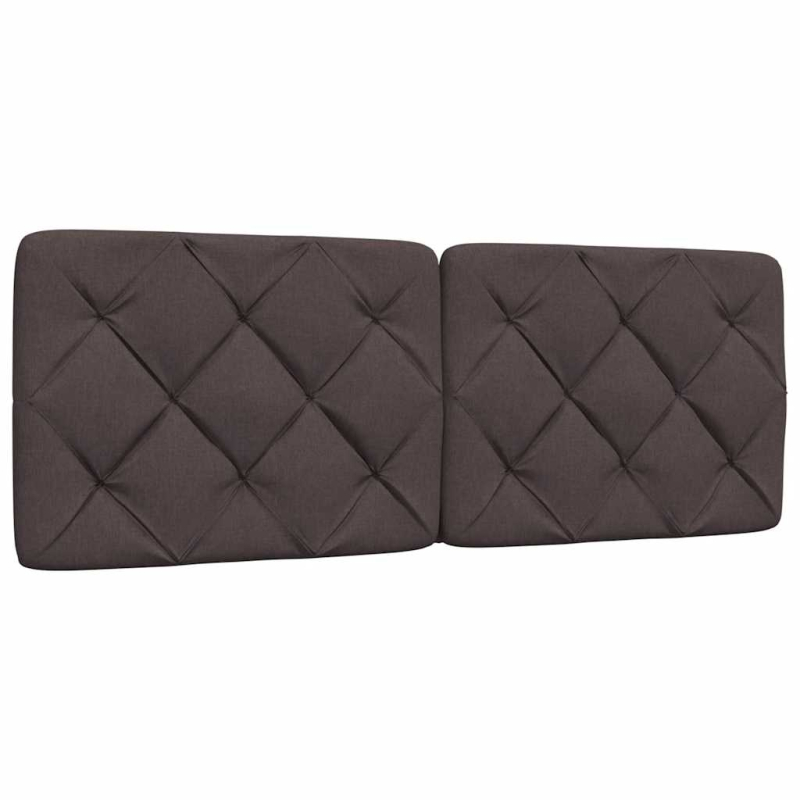 Kopfteil-Kissen Dunkelbraun 140 cm Stoff