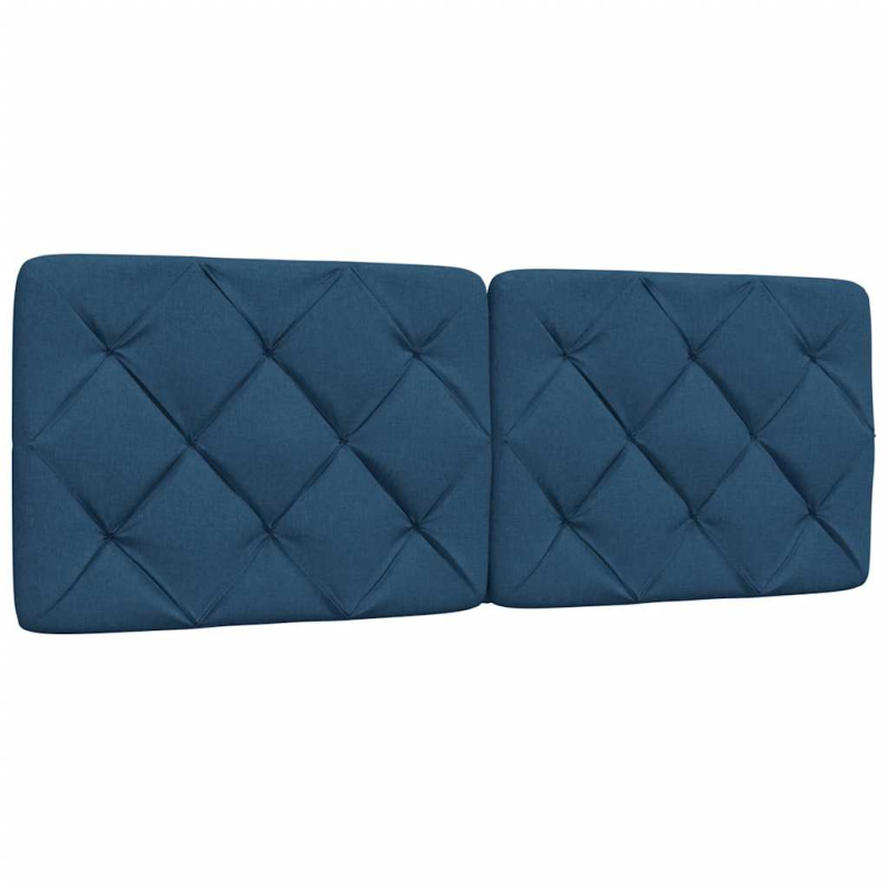 Kopfteil-Kissen Blau 140 cm Stoff