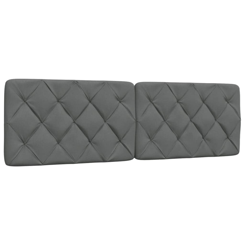 Kopfteil-Kissen Dunkelgrau 160 cm Stoff