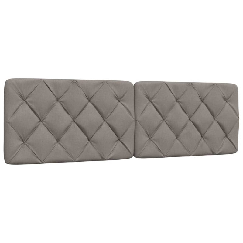 Kopfteil-Kissen Taupe 160 cm Stoff