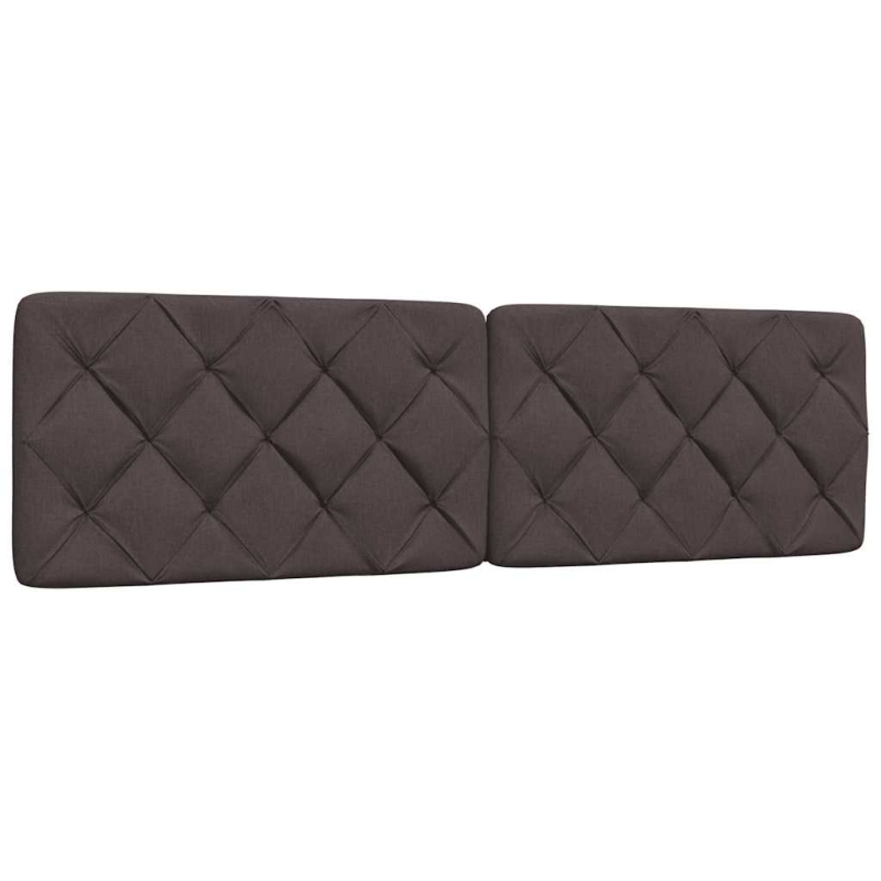 Kopfteil-Kissen Dunkelbraun 180 cm Stoff