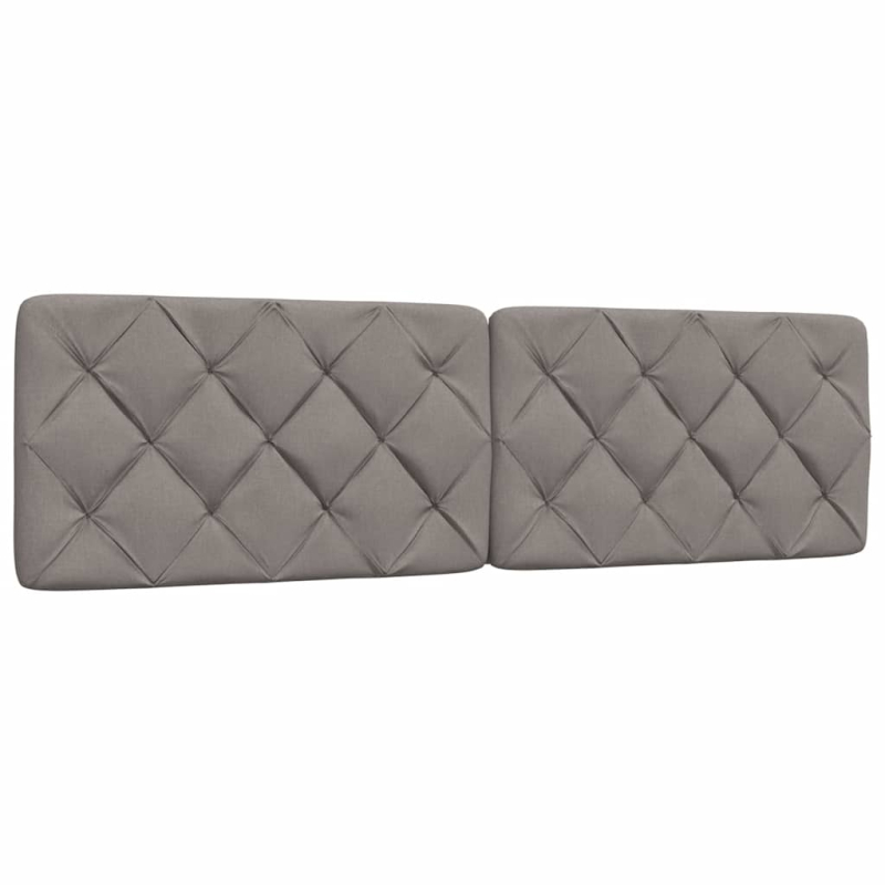 Kopfteil-Kissen Taupe 180 cm Stoff