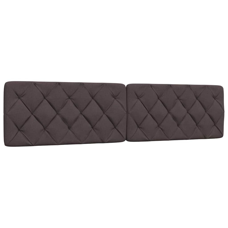 Kopfteil-Kissen Dunkelbraun 200 cm Stoff