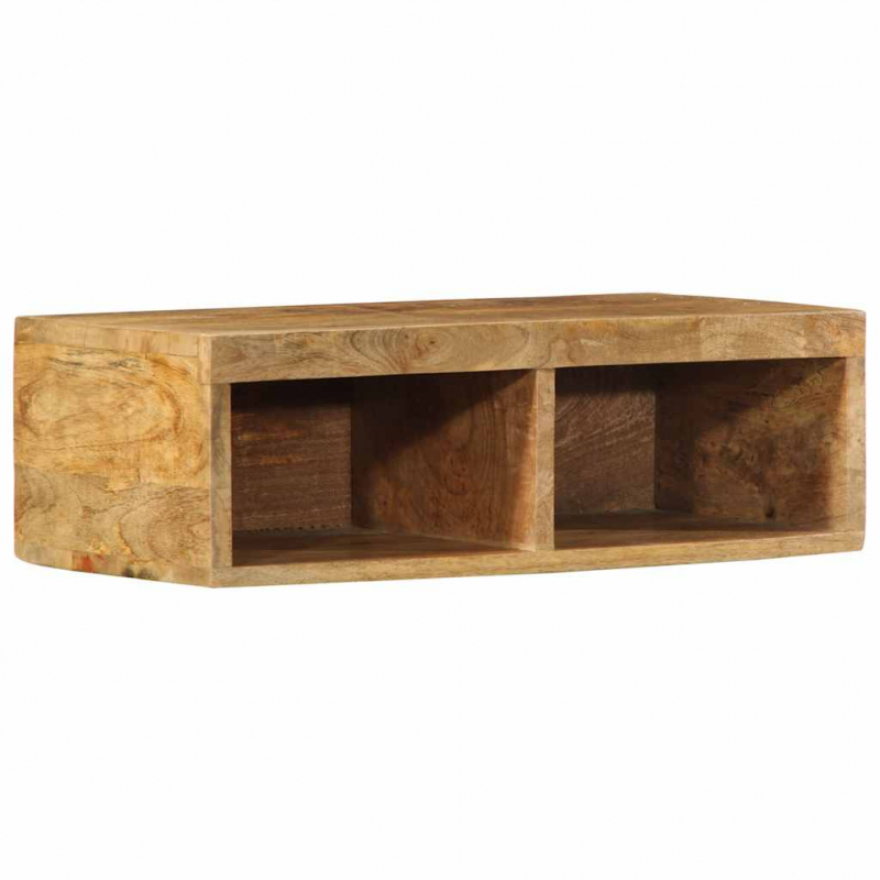 TV-Wandschrank 60x30x19 cm Raues Mangoholz