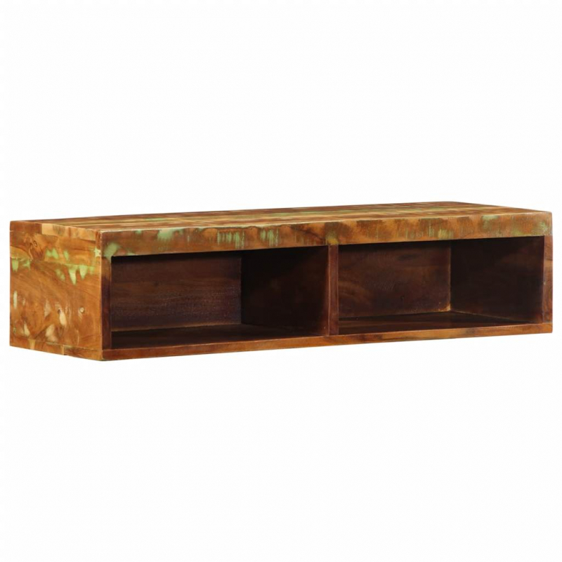 TV-Wandschrank 80x30x19 cm Altholz Massiv