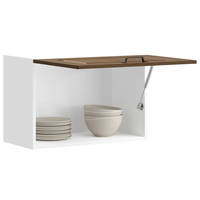 Küchen-Hängeschrank Kalmar Braun Eichen-Optik Holzwerkstoff