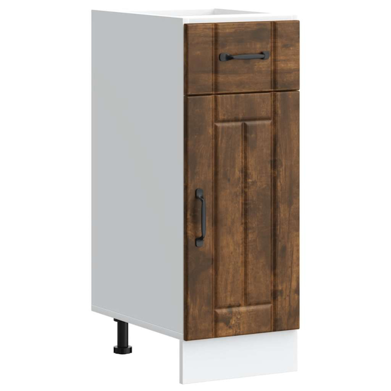 Küchen-Unterschrank Lucca Räuchereiche Holzwerkstoff