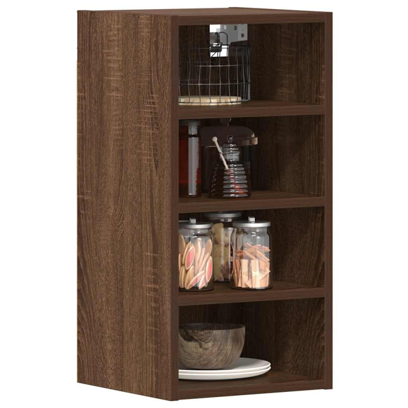 Hängeschrank Braun Eichen-Optik 30x29,5x60 cm Holzwerkstoff