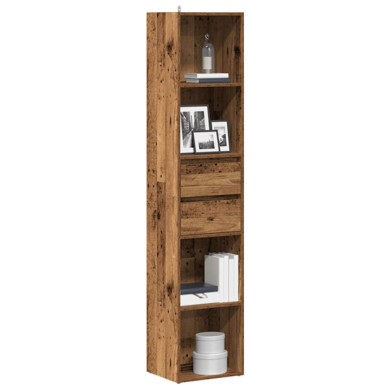 Bücherregal Altholz-Optik 36x30x171 cm Holzwerkstoff