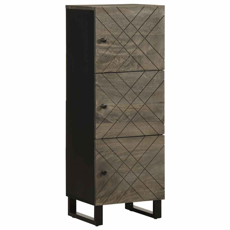 Highboard 40x33x110 cm Massivholz Mango