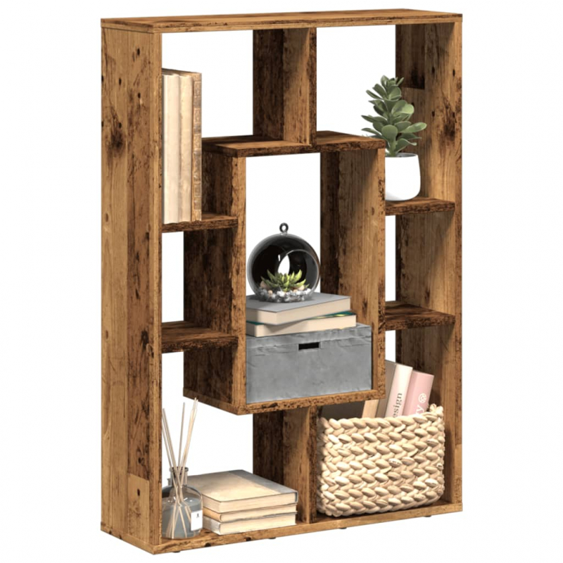 Bücherregal Altholz-Optik 63x20x90 cm Holzwerkstoff