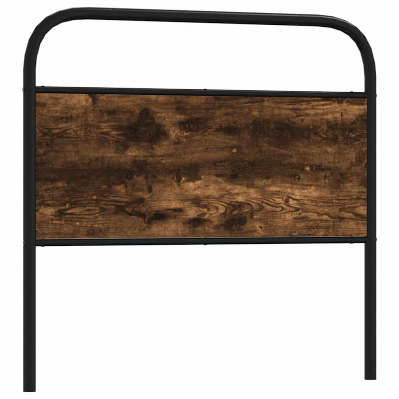 Kopfteil Räuchereiche 100 cm Stahl und Holzwerkstoff