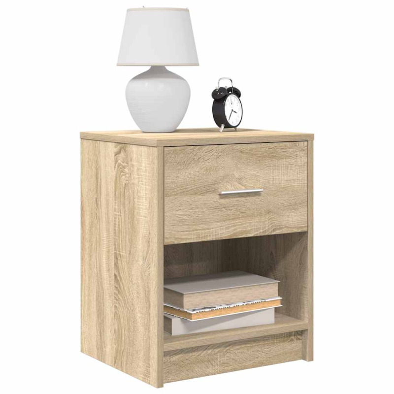 Nachttisch mit Schublade Sonoma-Eiche 40x34x50 cm