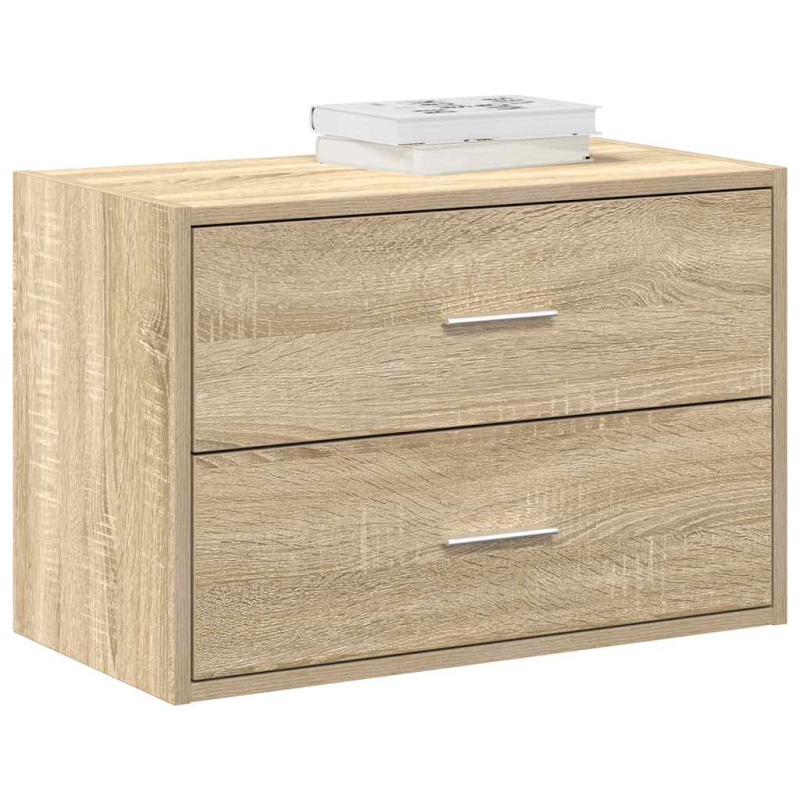 Schrank mit 2 Schubladen Sonoma-Eiche 60x31x40cm Holzwerkstoff