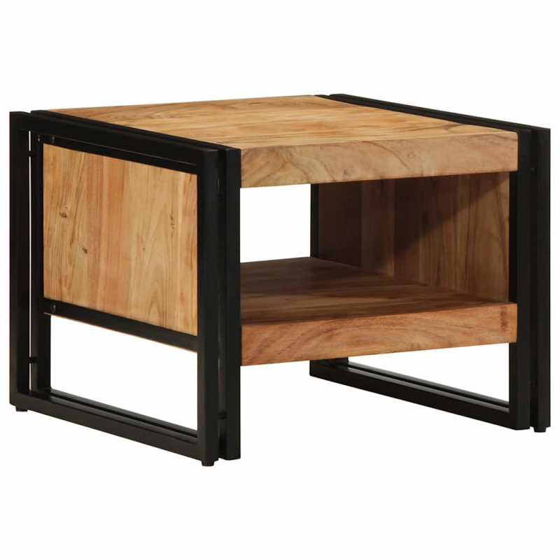 Couchtisch 50x50x38 cm Massivholz Akazie