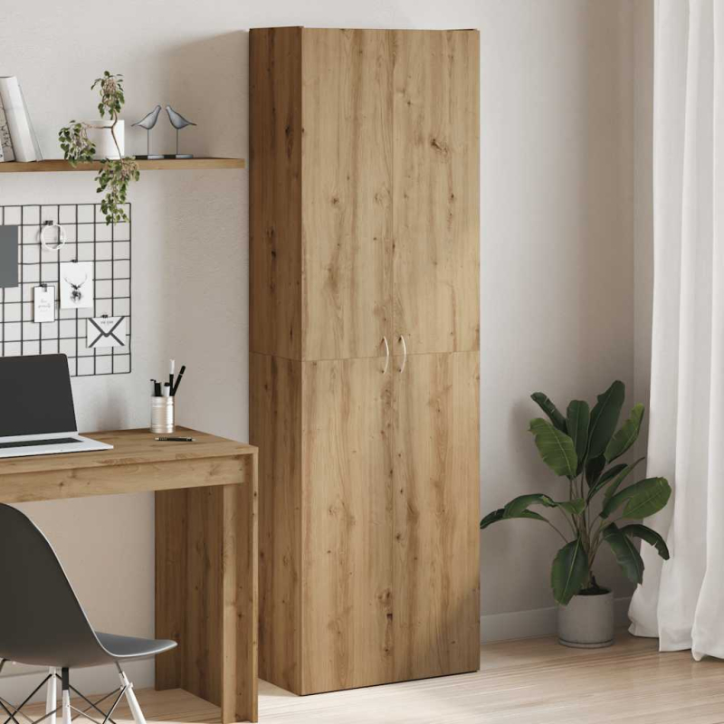 Highboard Artisan-Eiche 60x32x190 cm Holzwerkstoff