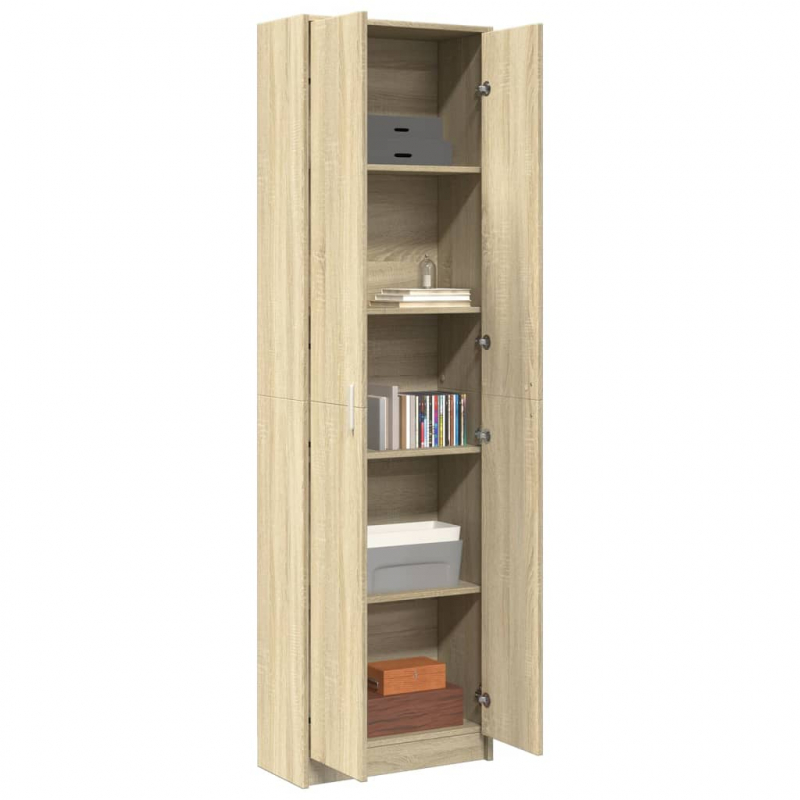 Garderobenschrank Sonoma-Eiche 55x25x189 cm Holzwerkstoff