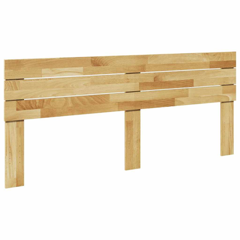 Kopfteil 200 cm Massivholz Eiche