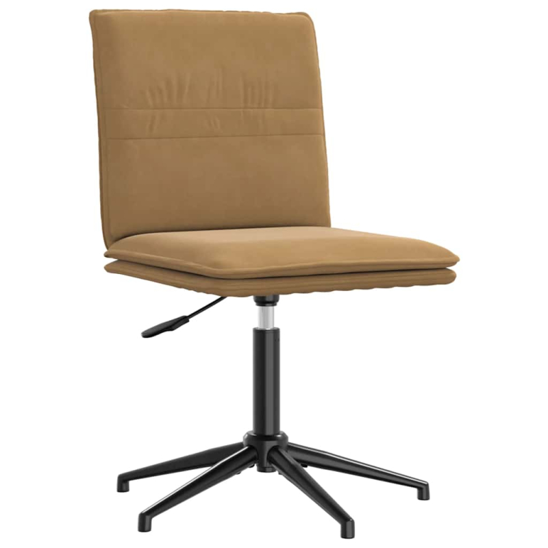 Esszimmerstuhl Braun Samt