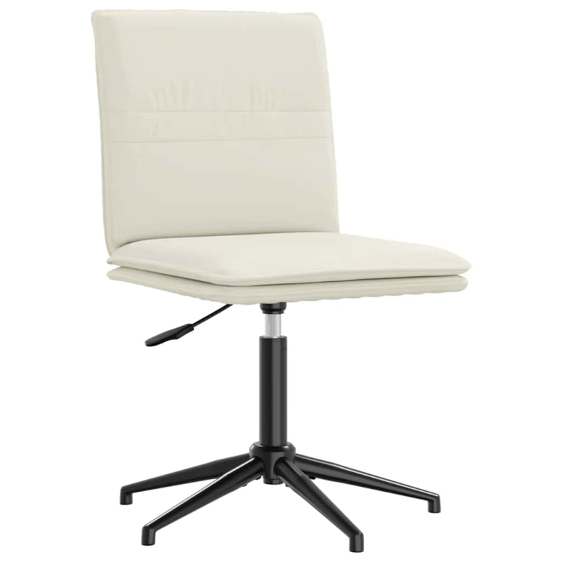Esszimmerstuhl Creme Samt