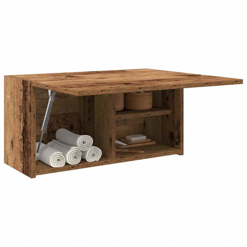 Bad-Wandschrank Altholz-Optik 60x25x30 cm Holzwerkstoff