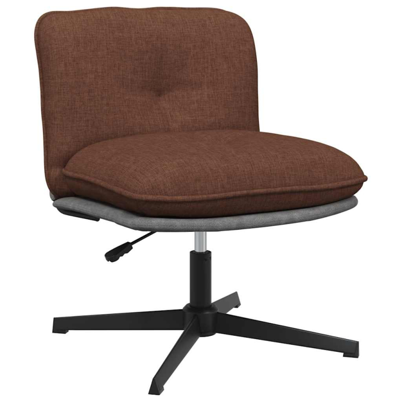 Bürostuhl Drehbar Braun Stoff