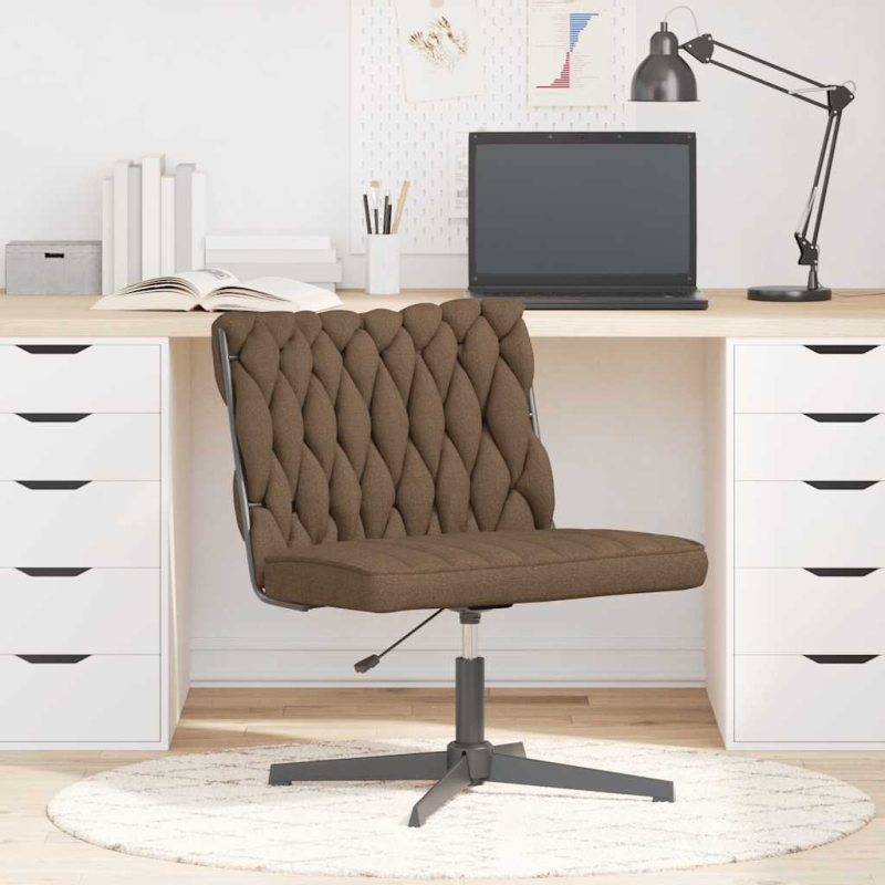 Bürostuhl Drehbar Taupe Stoff