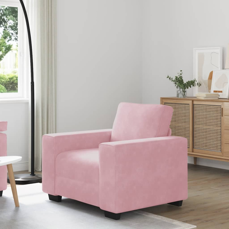 Sessel Rosa 60 cm Samt