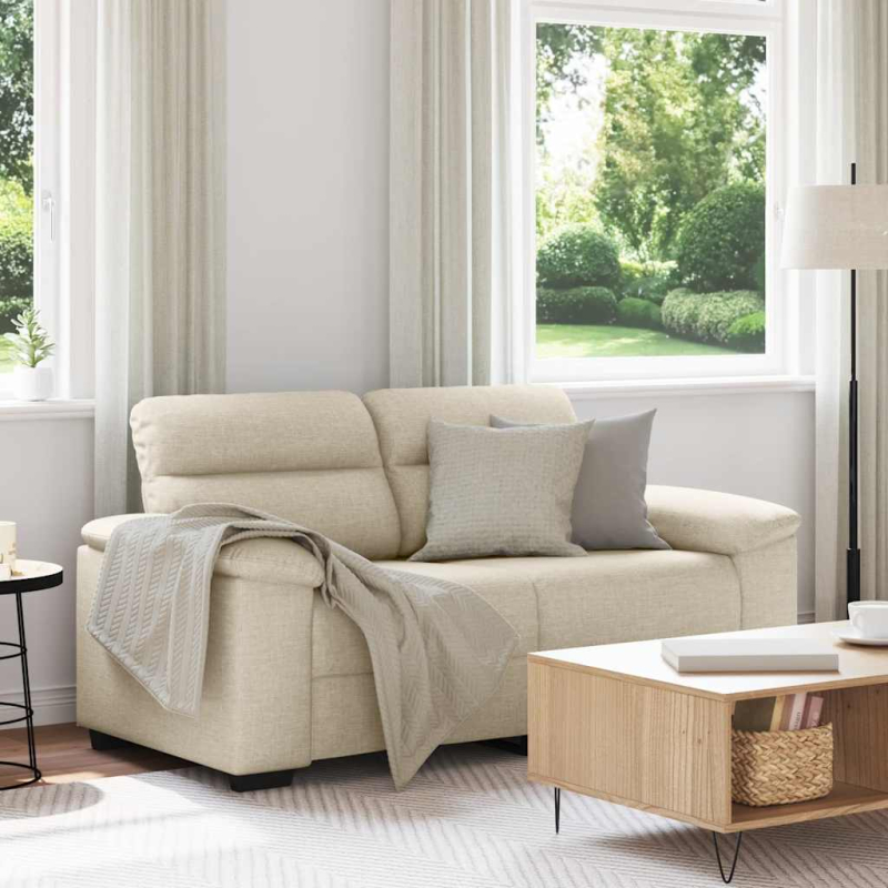 2-Sitzer-Sofa 120 cm Leinen