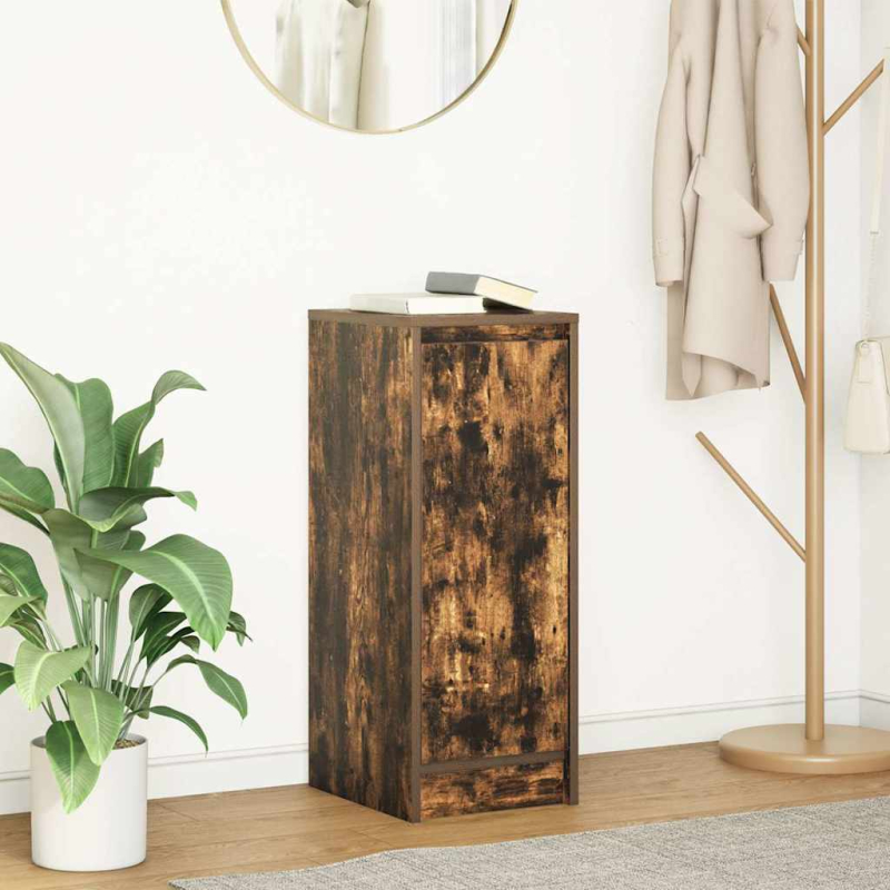 Sideboard Räuchereiche 29,5x34x76 cm Holzwerkstoff