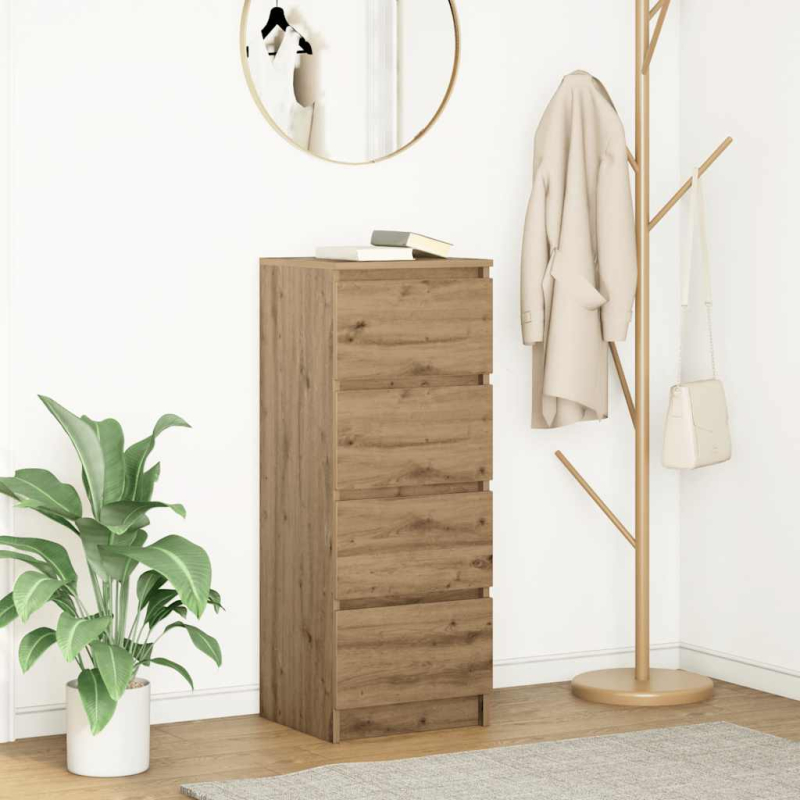 Sideboard Artisan-Eiche 37,5x35x99 cm Holzwerkstoff