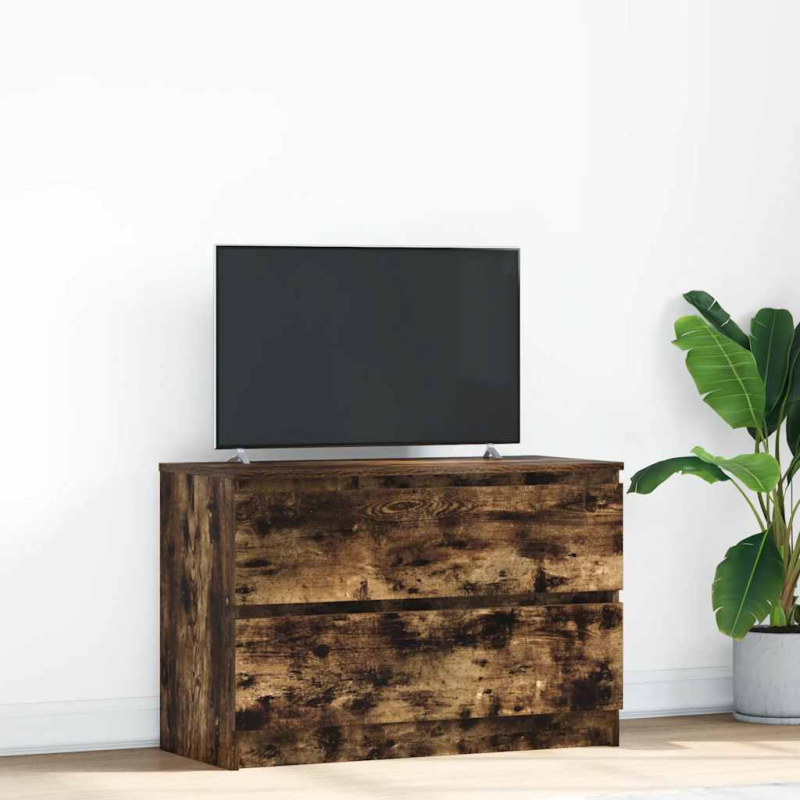 TV-Schrank Räuchereiche 80x35x54 cm Holzwerkstoff