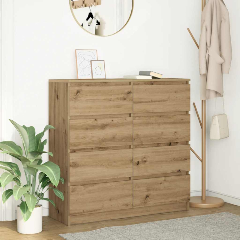 Sideboard Artisan-Eiche 100x35x99 cm Holzwerkstoff