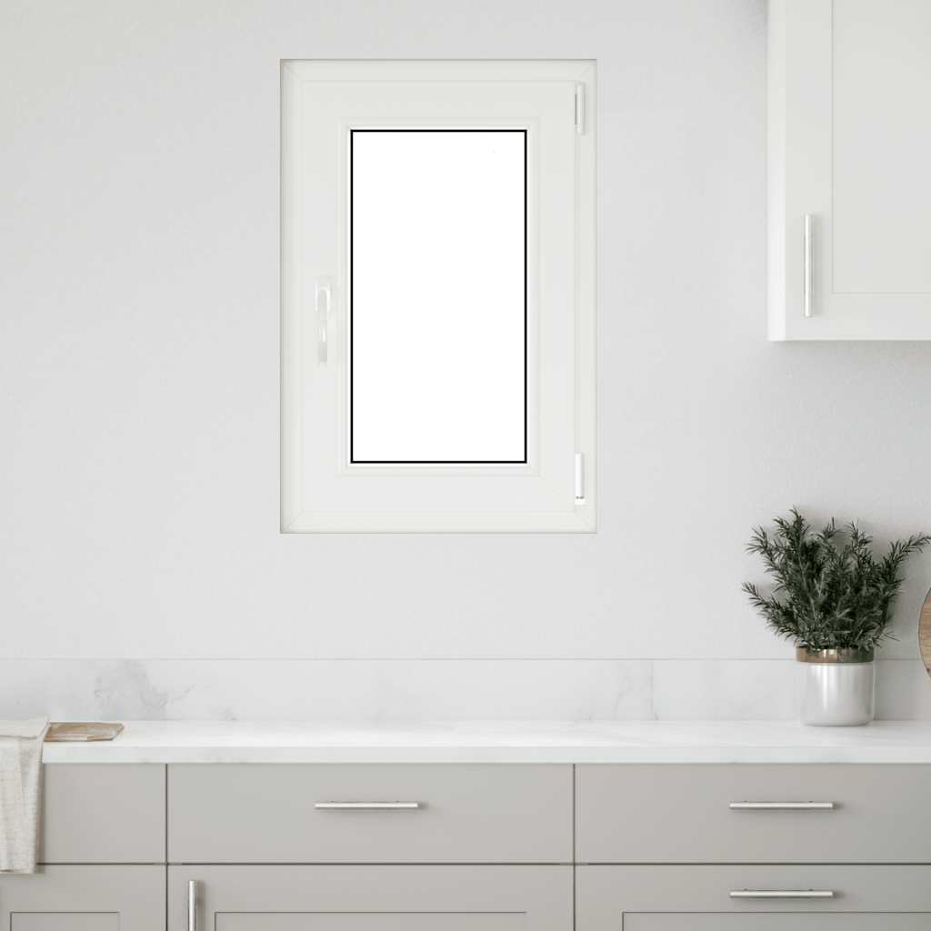 Kellerfenster RISOR 50x75 cm Drehkipp DIN Links Weiß