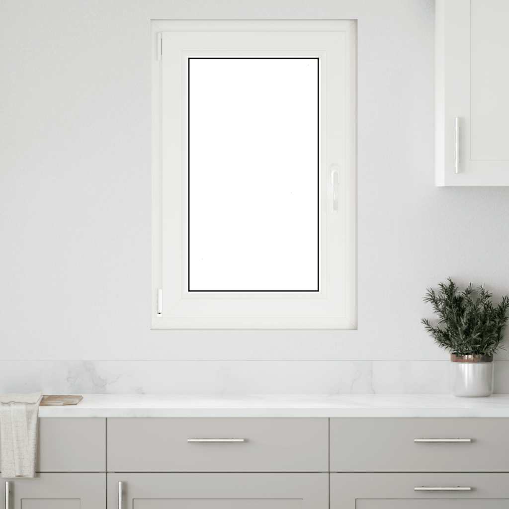 Kellerfenster RISOR 60x100 cm Drehkipp DIN Links Weiß
