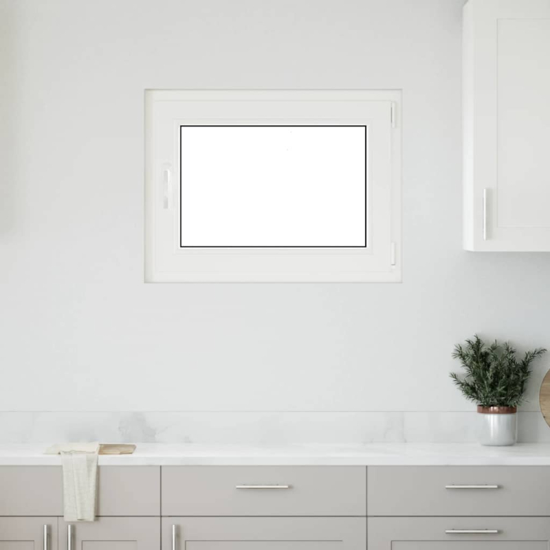 Kellerfenster RISOR 80x60 cm Dreh Kipp DIN Rechts Weiß