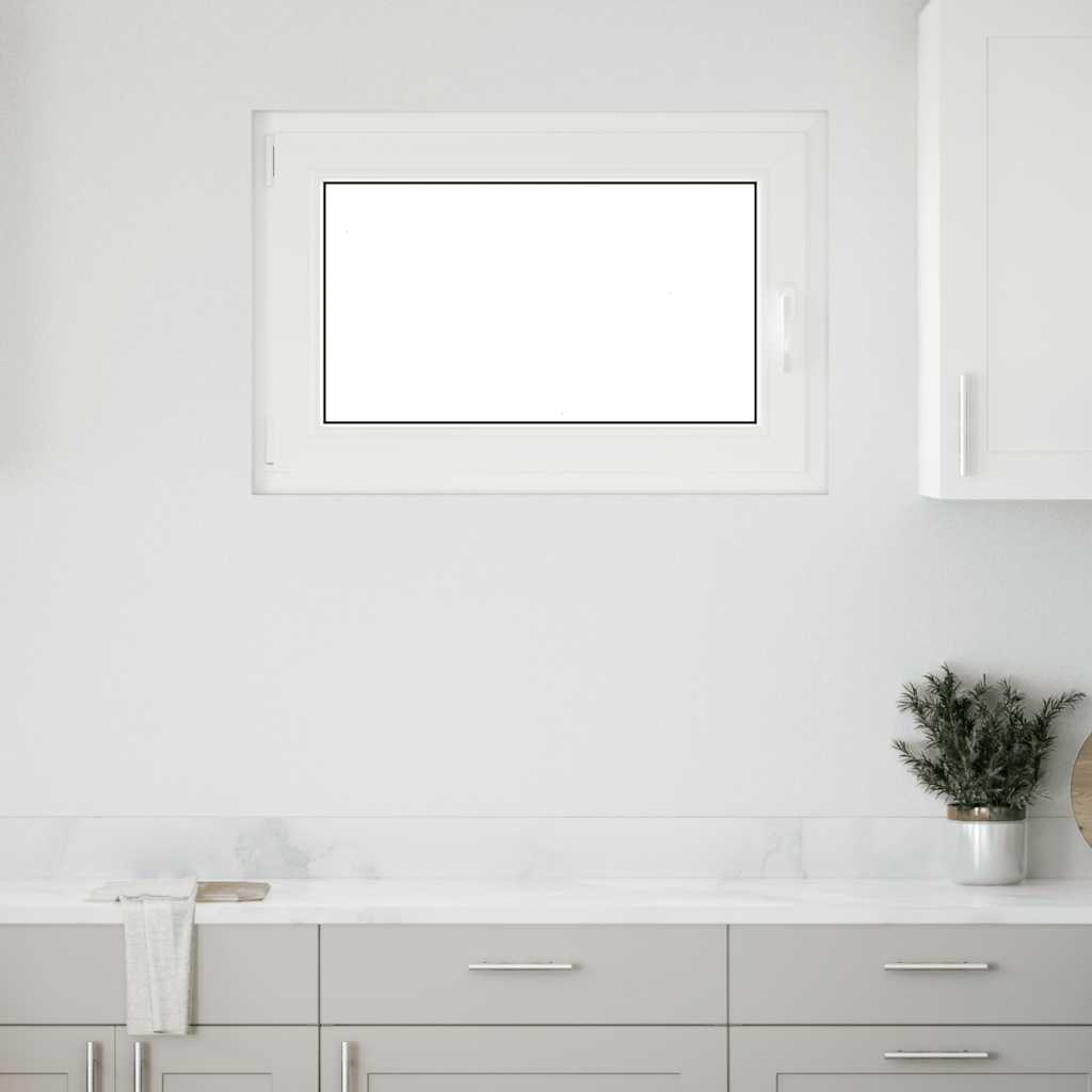 Kellerfenster RISOR 90x50 cm Drehkipp DIN Links Weiß