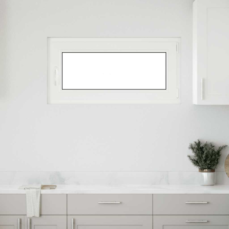 Kellerfenster RISOR 100x50 cm Drehkipp DIN Rechts Weiß