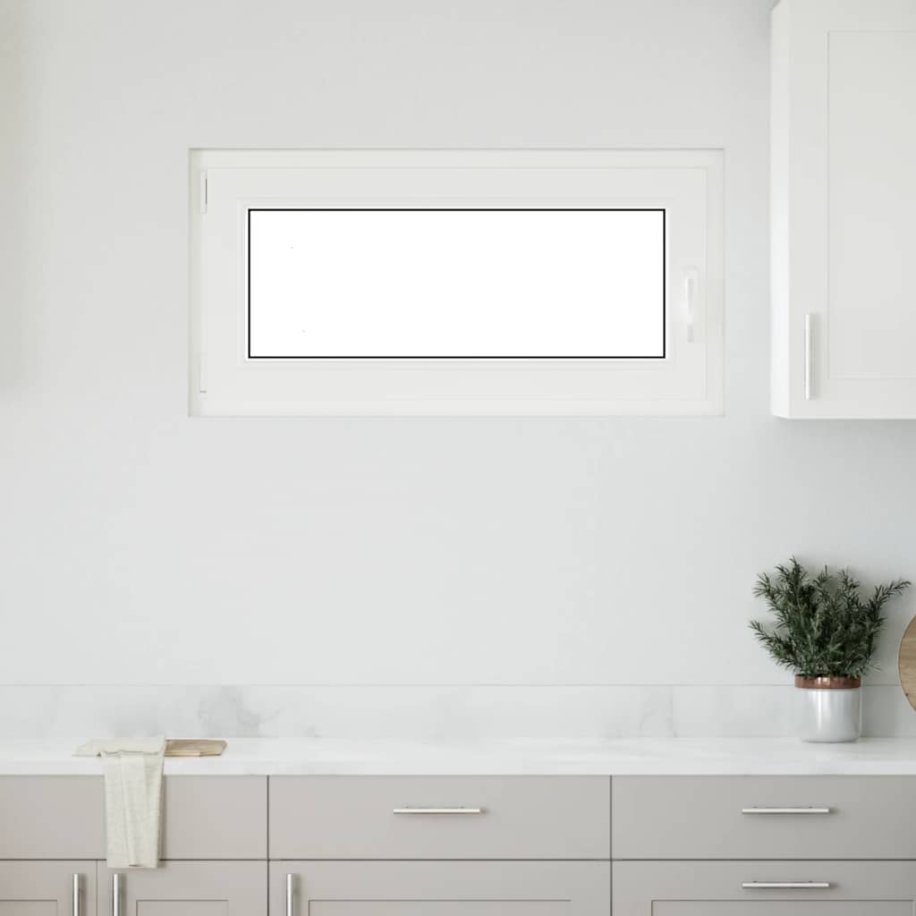 Kellerfenster RISOR 100x50 cm Drehkipp DIN Links Weiß