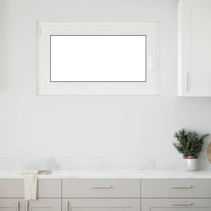 Kellerfenster RISOR 100x60 cm Dreh Kipp DIN Links Weiß