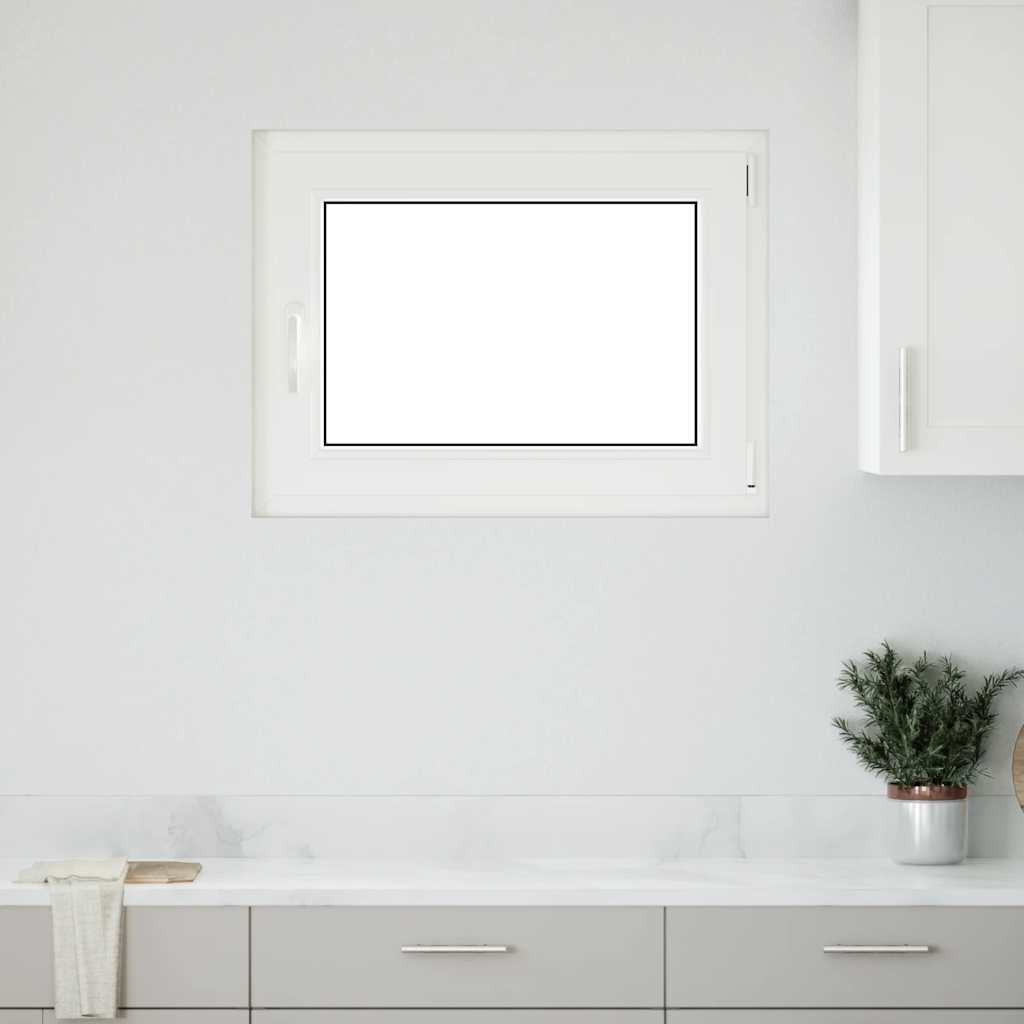 Kellerfenster RISOR 80x70 cm Drehkipp DIN Rechts Weiß