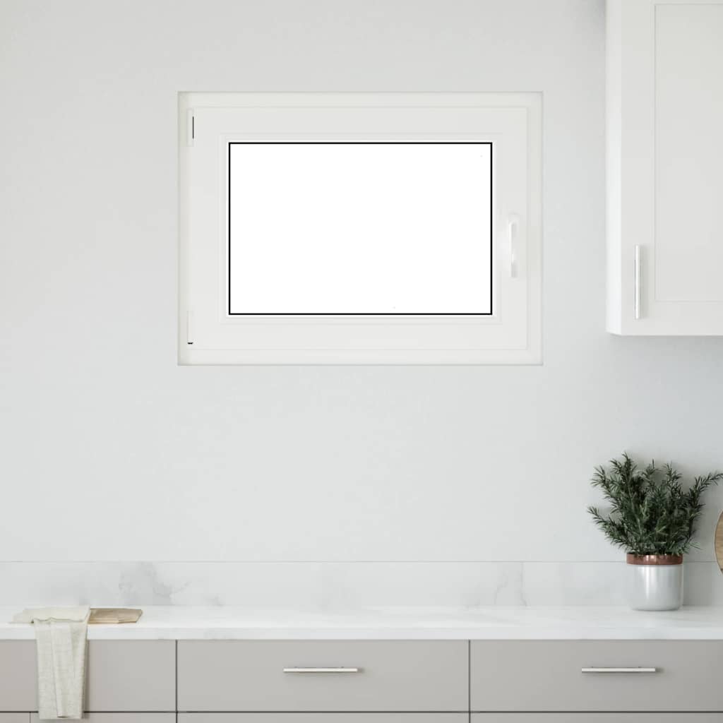 Kellerfenster RISOR 80x70 cm Drehkipp DIN Links Weiß