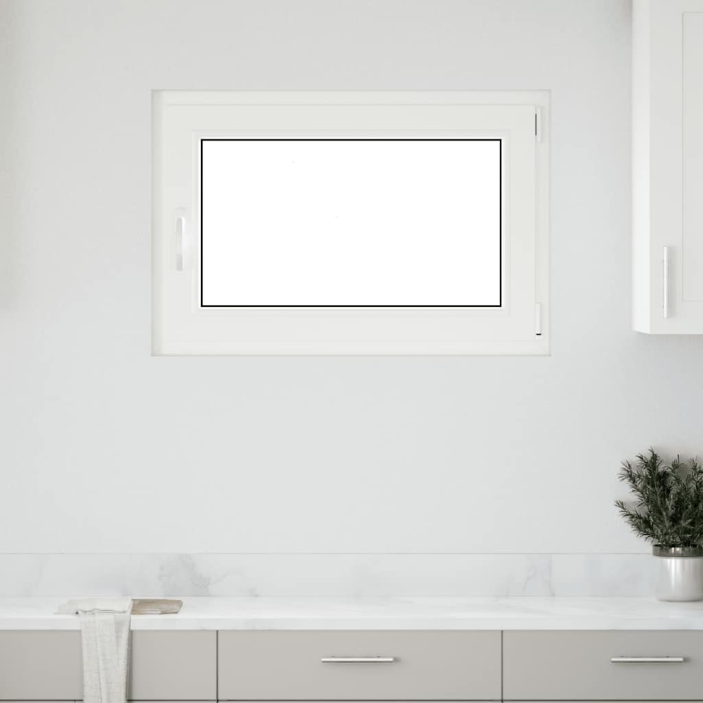 Kellerfenster RISOR 90x70 cm Drehkipp DIN Rechts Weiß